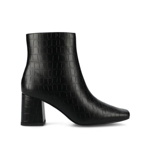 HAYLINN FAUX LEATHER BOOTIES IN WIDE