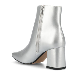 HAYLINN FAUX LEATHER BOOTIES IN WIDE