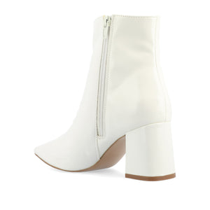 HAYLINN SQUARE TOE BOOTIES IN WIDE WIDTH