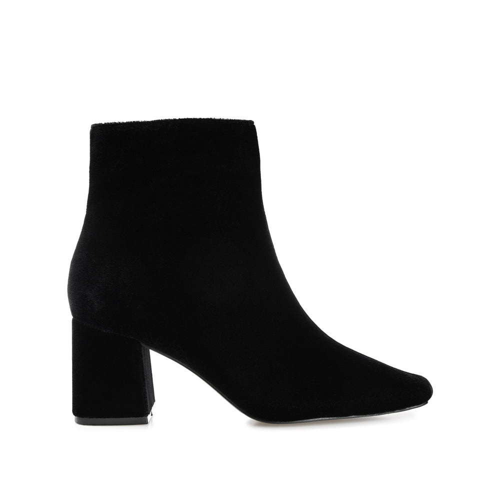 HAYLINN SQUARE TOE BOOTIES IN PATENT