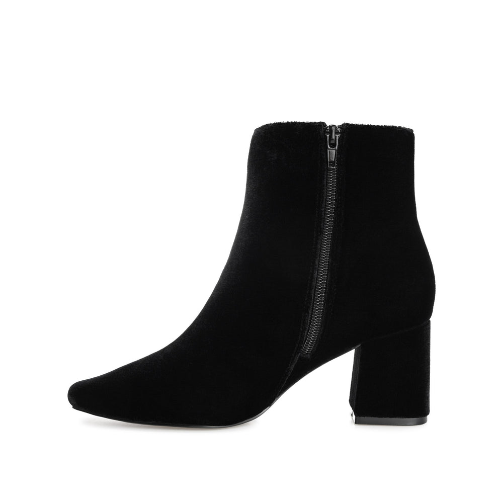 HAYLINN SQUARE TOE BOOTIES IN PATENT