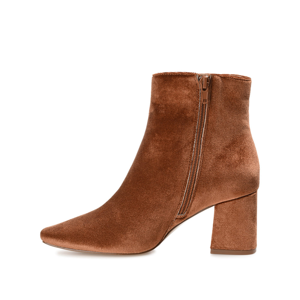 HAYLINN SQUARE TOE BOOTIES IN PATENT