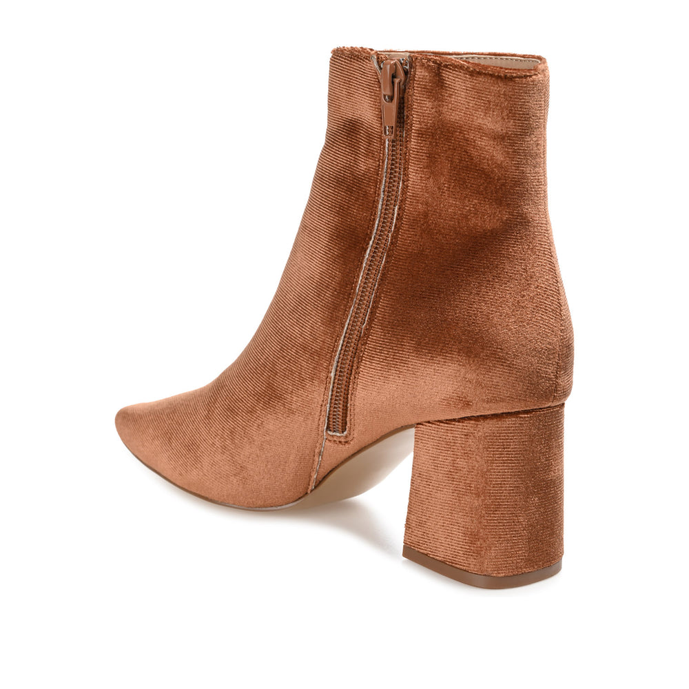 HAYLINN SQUARE TOE BOOTIES IN PATENT