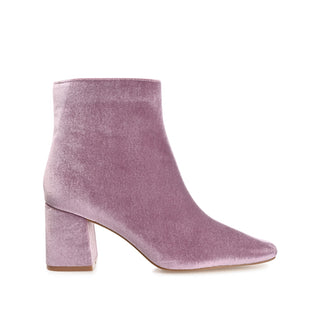 HAZARA SQUARE TOE BOOTIES IN VELVET