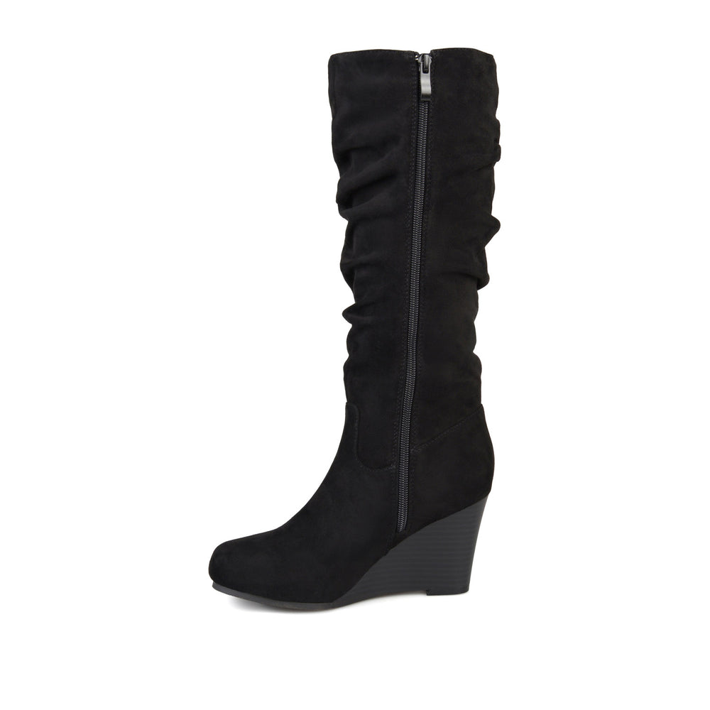 HAZE KNEE HIGH BOOTS IN FAUX SUEDE