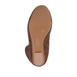 HAZE KNEE HIGH BOOTS IN FAUX SUEDE - Brown