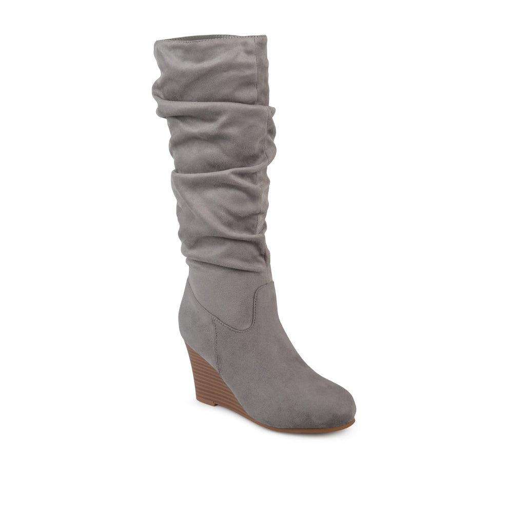 HAZE KNEE HIGH BOOTS IN FAUX SUEDE