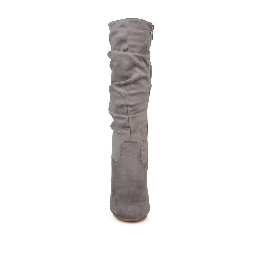 HAZE KNEE HIGH BOOTS IN FAUX SUEDE