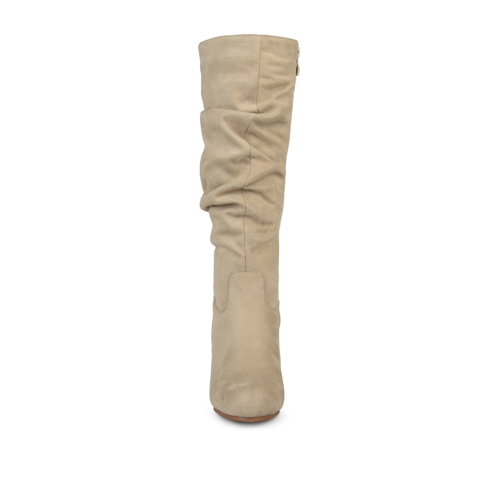 HAZE KNEE HIGH BOOTS IN FAUX SUEDE