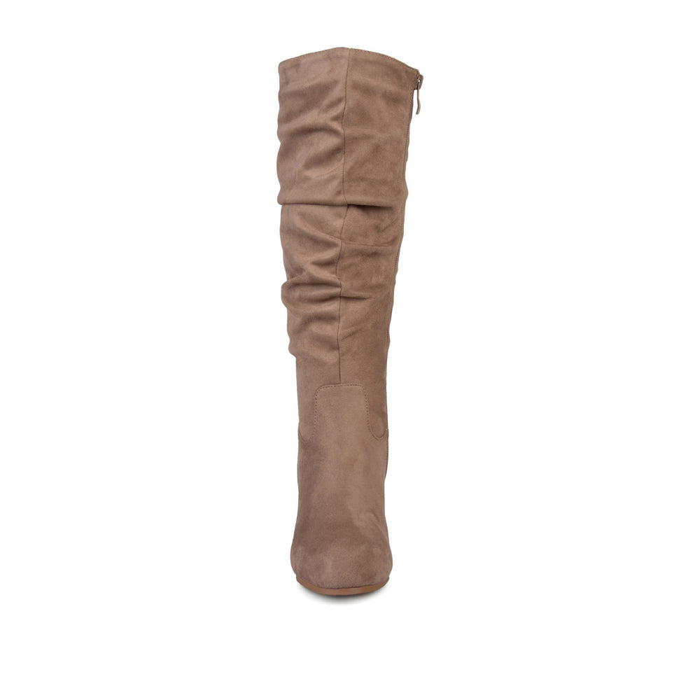 HAZE KNEE HIGH BOOTS IN FAUX SUEDE