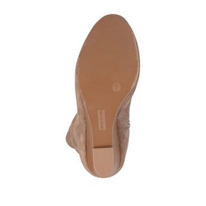 HAZE KNEE HIGH BOOTS IN FAUX SUEDE - Taupe