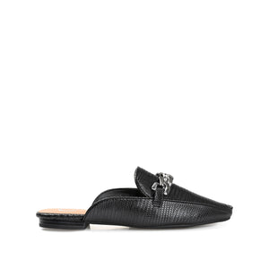 HAZINA MULED LOAFER FLATS IN LIZARD