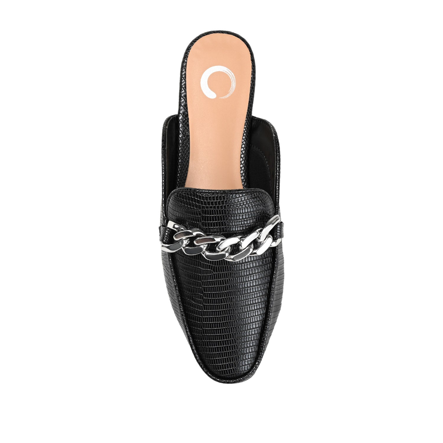 HAZINA MULED LOAFER FLATS IN LIZARD