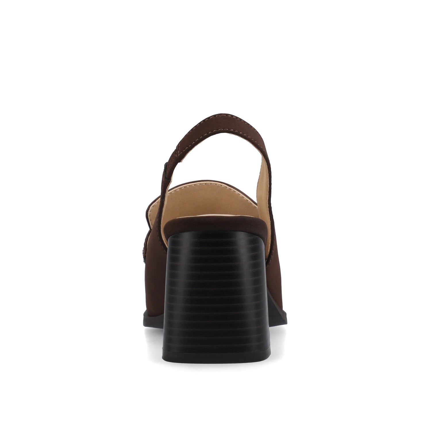 HENRIKA MOC TOE PUMPS - Chocolate