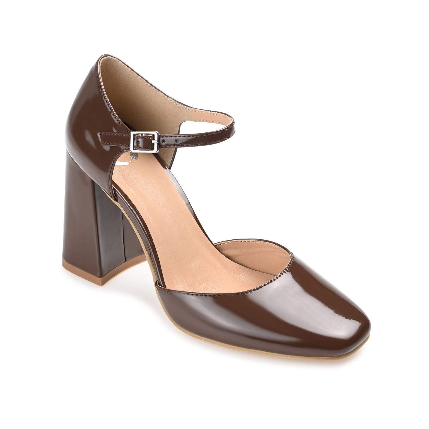 HESSTER BLOCK HEEL D'ORSAY IN WIDE - Brown