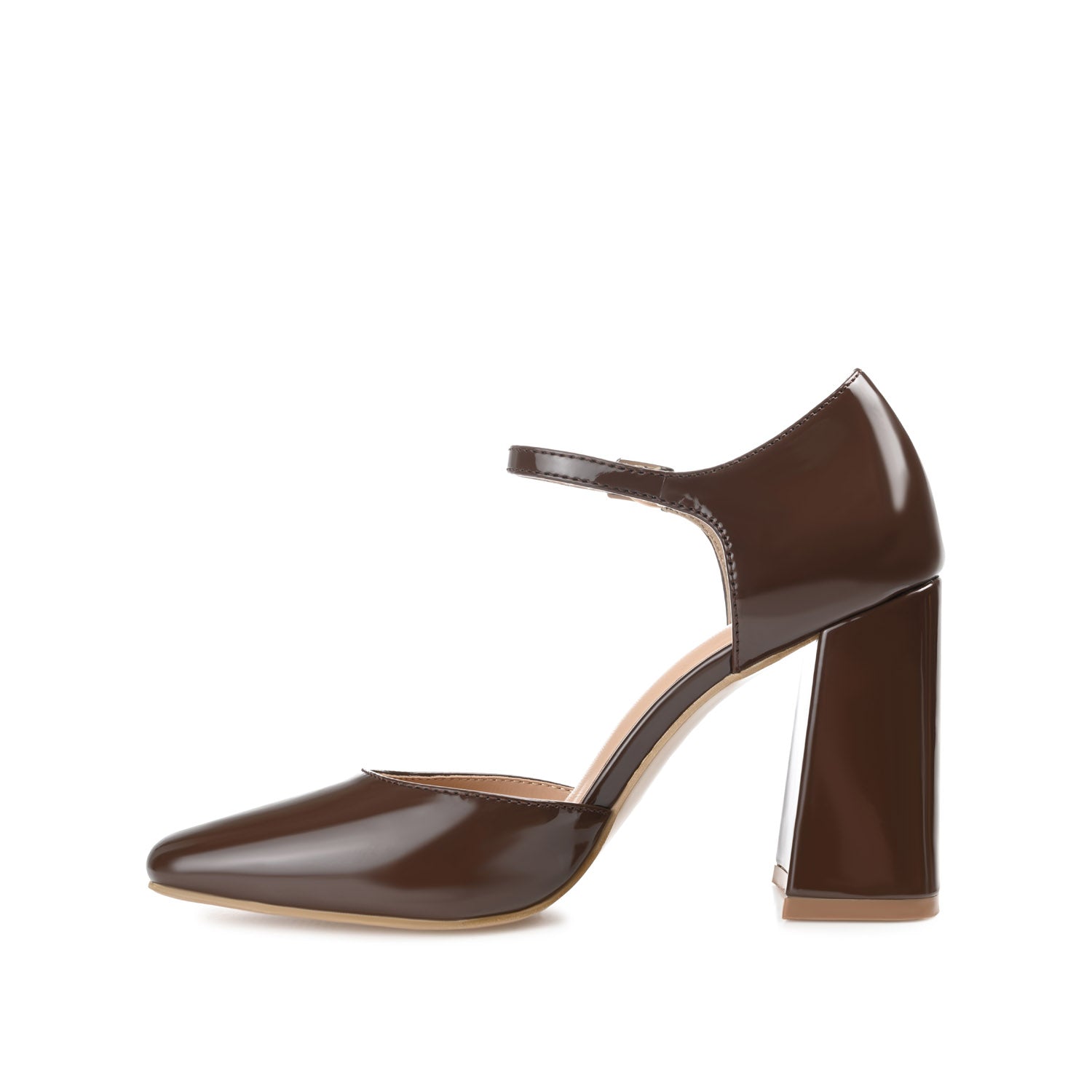 HESSTER BLOCK HEEL D'ORSAY IN WIDE - Brown