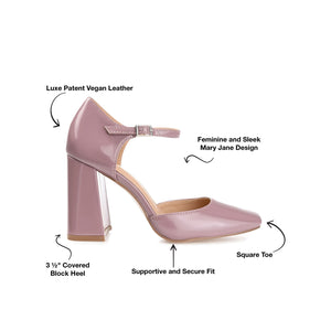 HESSTER D'ORSAY PUMP HEELS IN PATENT - Purple
