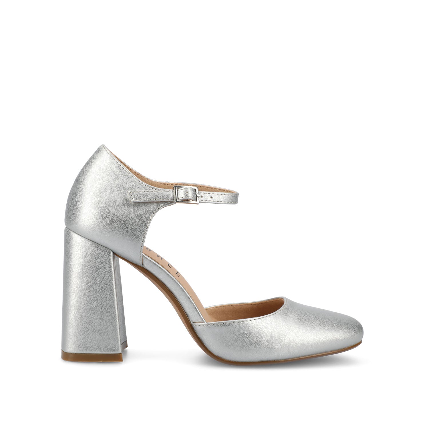 HESSTER PUMP HEELS IN VEGAN LEATHER - Silver PU