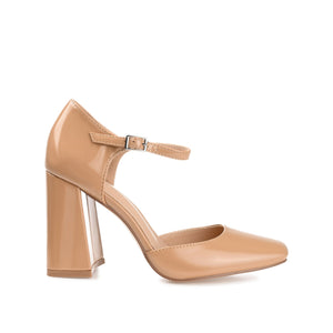 HESSTER D'ORSAY PUMP HEELS IN PATENT - Tan