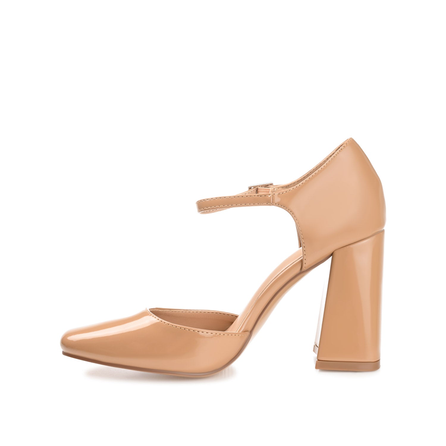 HESSTER D'ORSAY PUMP HEELS IN PATENT - Tan