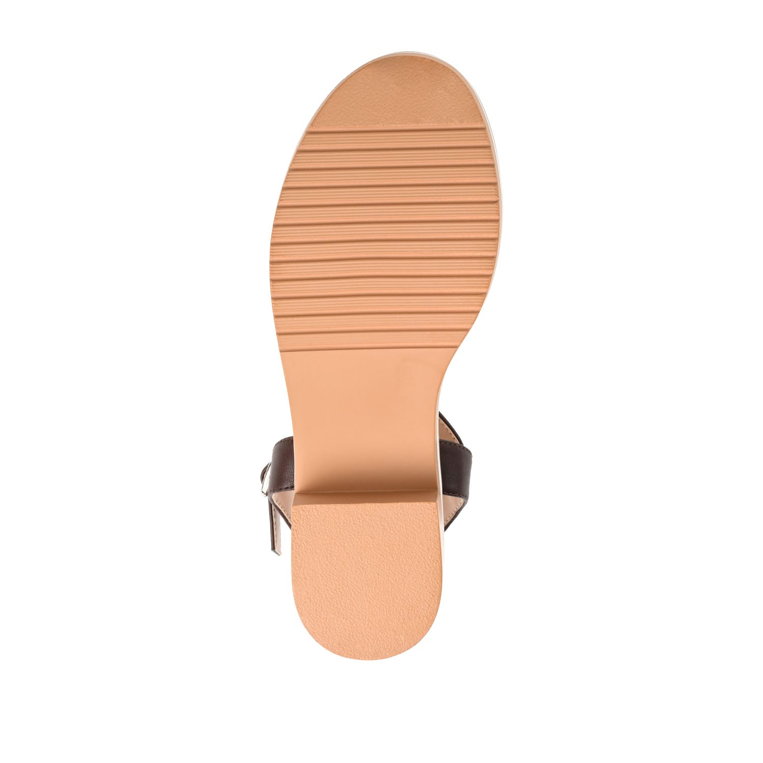 HILAREE HEELED SANDALS IN VEGAN LEATHER - Brown