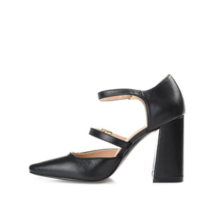 ISADORAH FAUX LEATHER HEELS IN WIDE