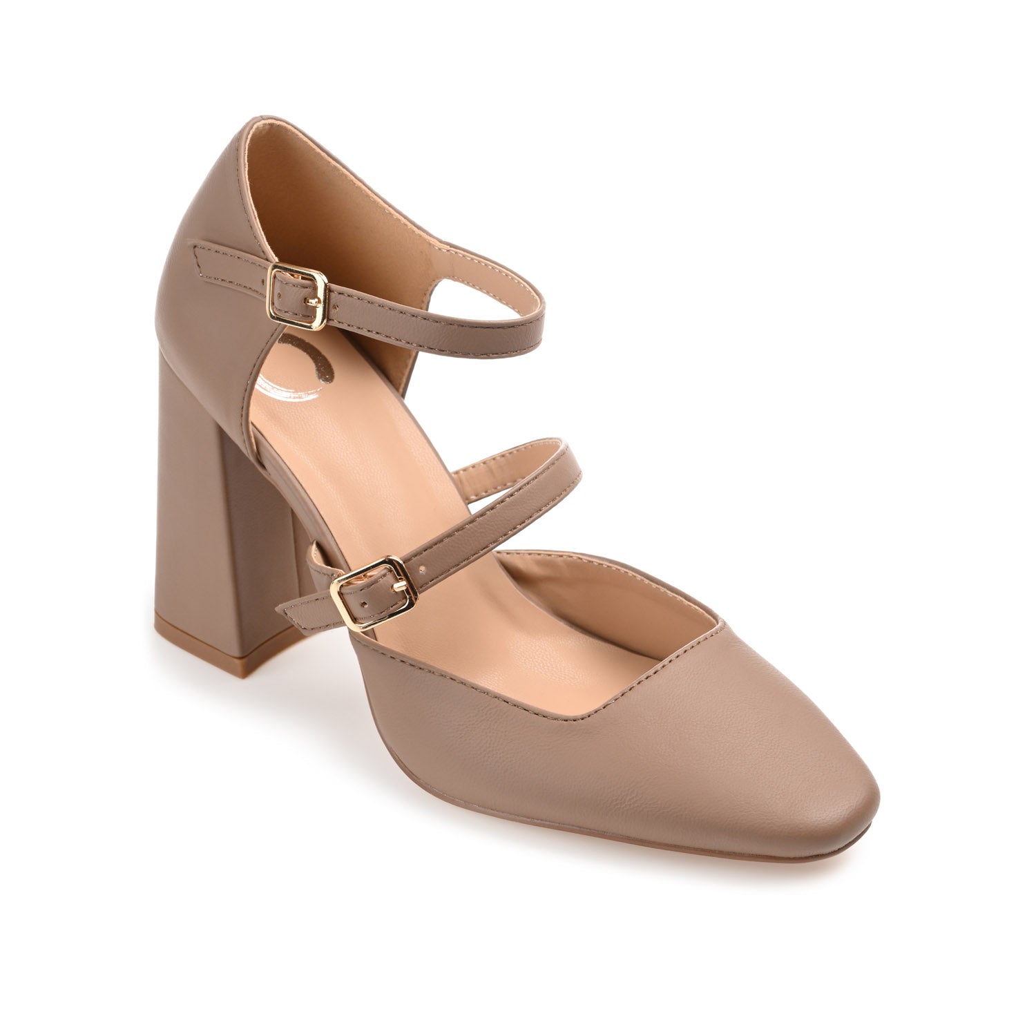 ISADORAH FAUX LEATHER HEELS IN WIDE