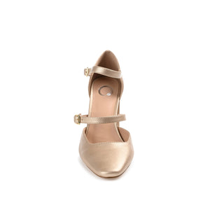 ISADORAH FAUX LEATHER HEELS IN WIDE
