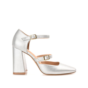 ISADORAH FAUX LEATHER HEELS IN WIDE