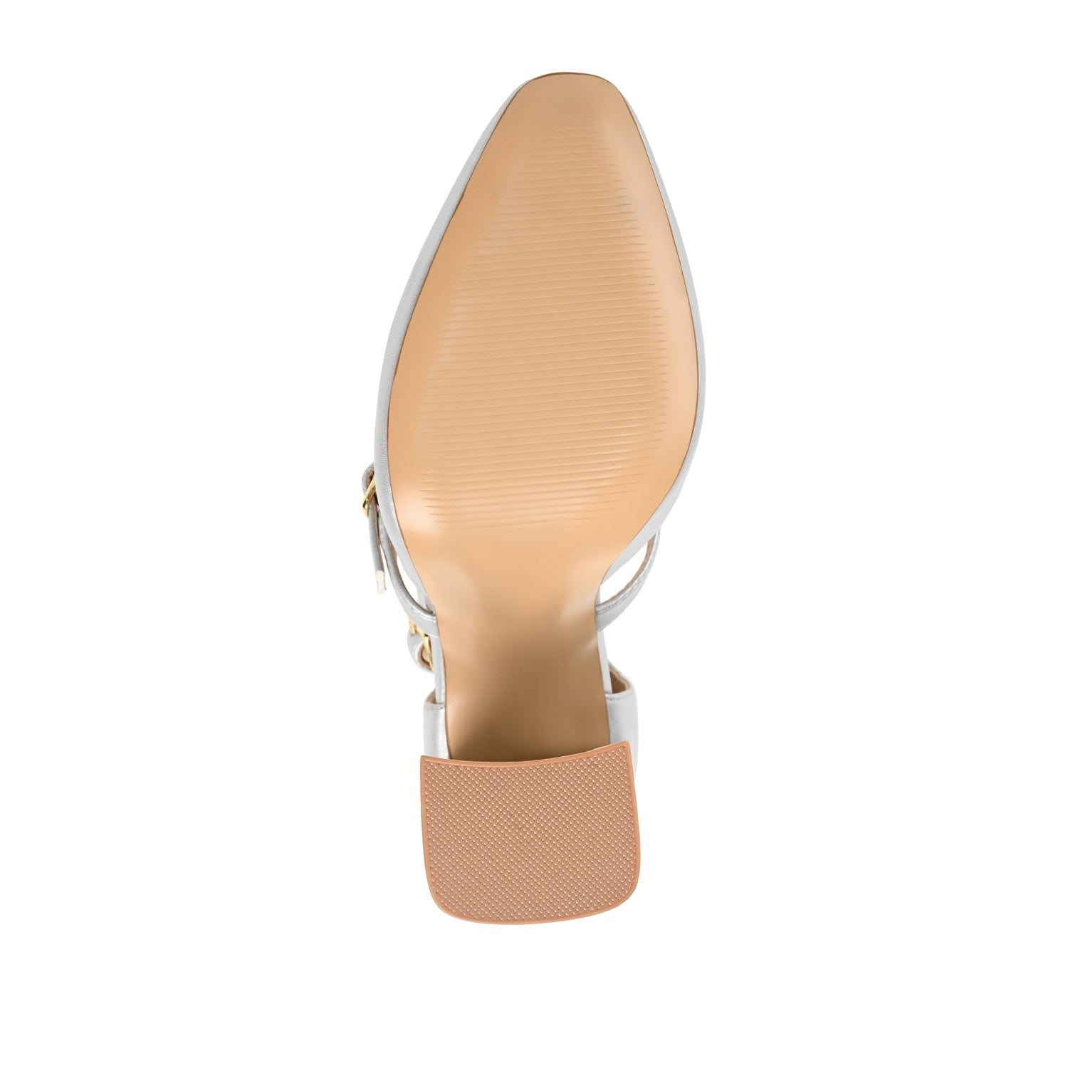 ISADORAH VEGAN LEATHER HEELS IN WIDE - Silver PU