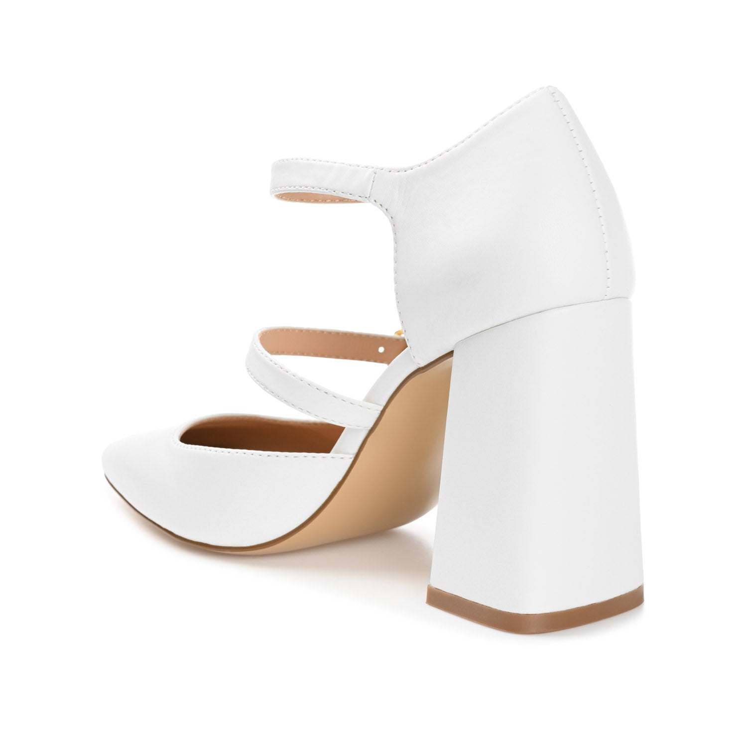 ISADORAH FAUX LEATHER HEELS IN WIDE
