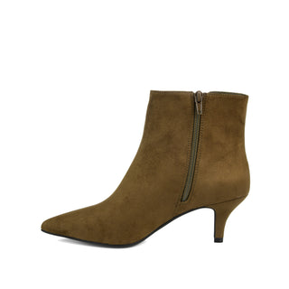 ISOBEL POINTED TOE BOOTIES IN SNAKE