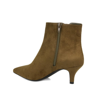 ISOBEL POINTED TOE BOOTIES IN SNAKE