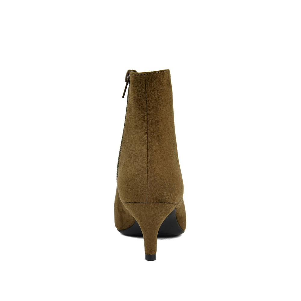 ISOBEL POINTED TOE BOOTIES IN SNAKE