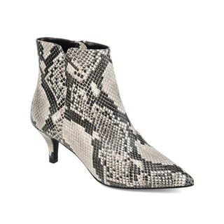 ISOBEL POINTED TOE BOOTIES IN SNAKE