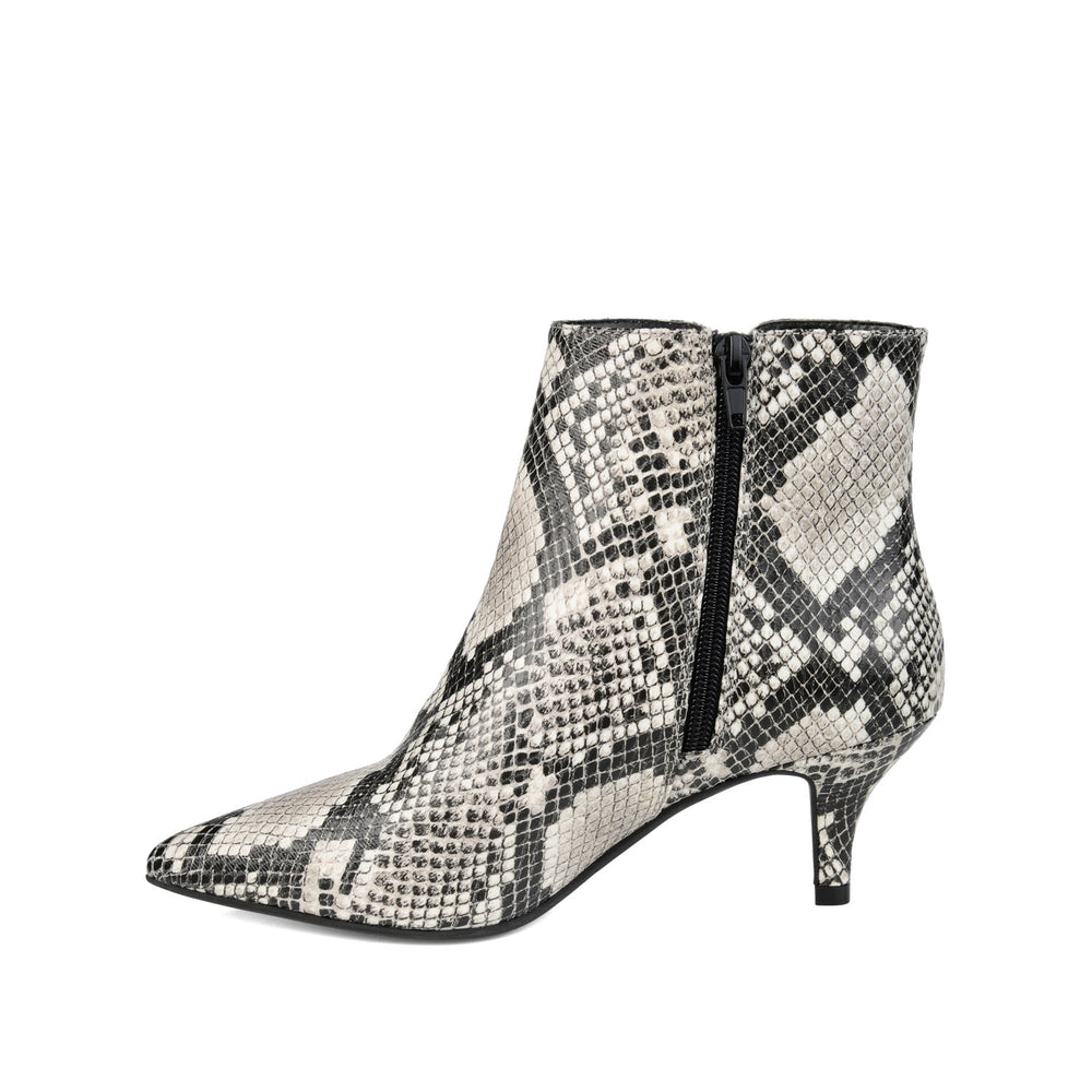 ISOBEL POINTED TOE BOOTIES IN SNAKE