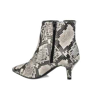 ISOBEL POINTED TOE BOOTIES IN SNAKE