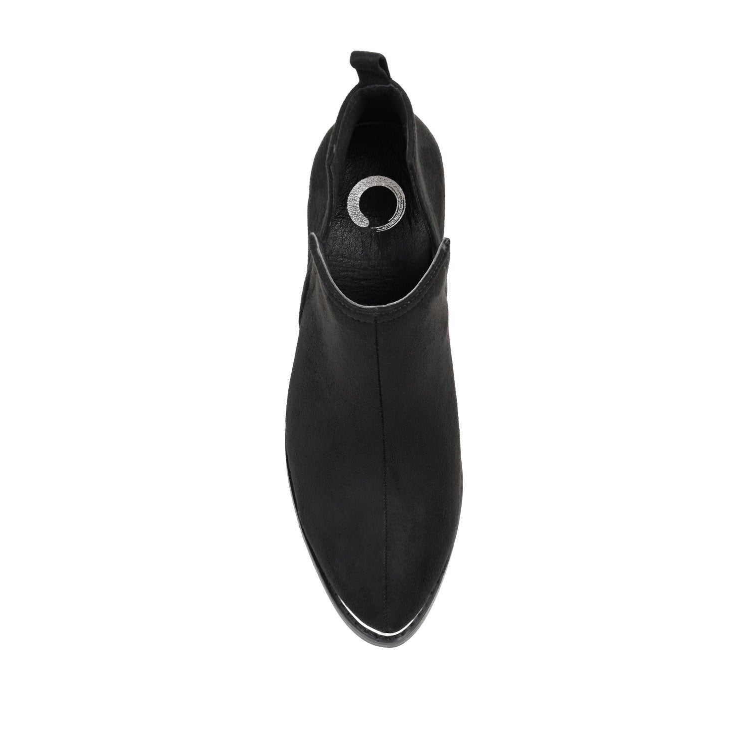 ISSLA CUTOUT BOOTIES IN FAUX SUEDE - Black