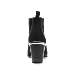 ISSLA CUTOUT BOOTIES IN WIDE - Black