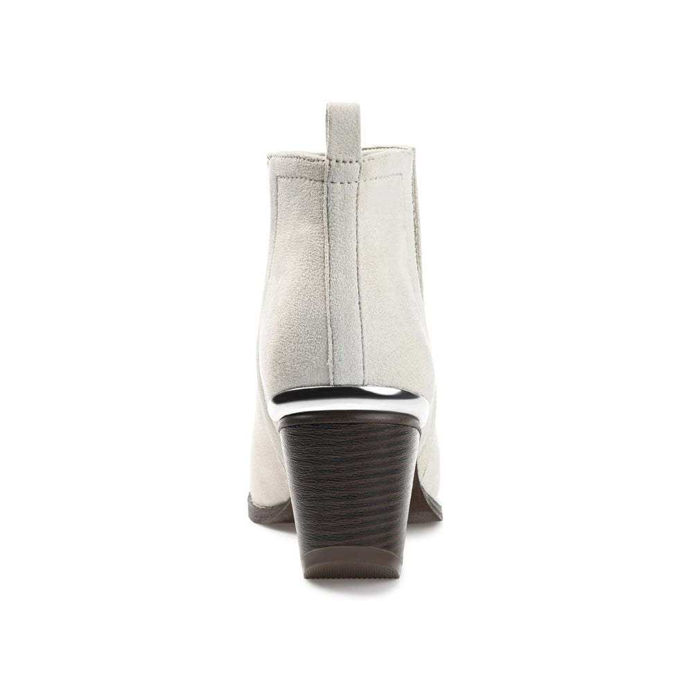 ISSLA CUTOUT BOOTIES IN FAUX SUEDE