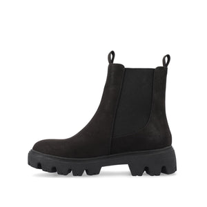 IVETTE CHELSEA BOOTIES IN VEGAN LEATHER - Black