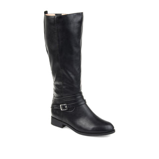 IVIE KNEE HIGH BOOTS IN FAUX LEATHER