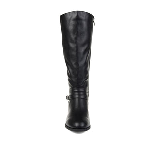 IVIE KNEE HIGH BOOTS IN FAUX LEATHER