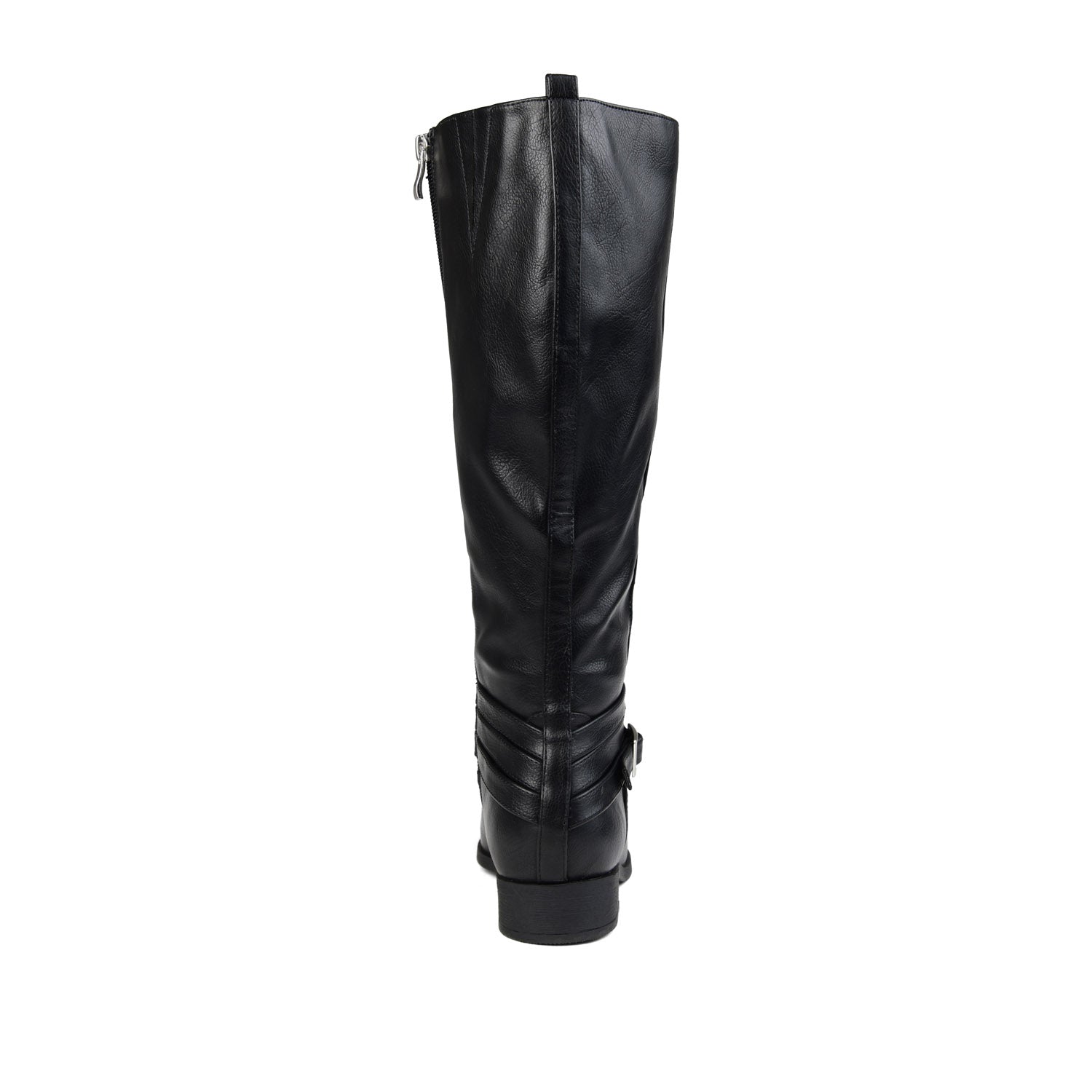 IVIE KNEE HIGH BOOTS IN X-WIDE CALF - Black PU