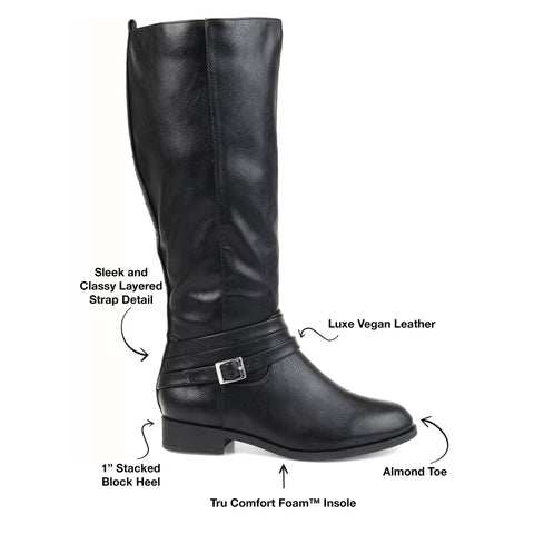 Ivie Boots | Women's Comfort Riding Boots | Journee Collection
