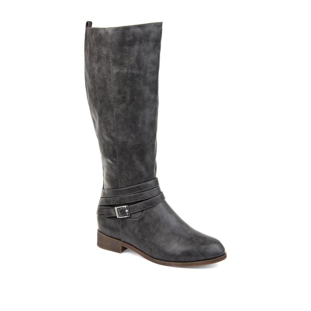 IVIE KNEE HIGH BOOTS IN FAUX LEATHER