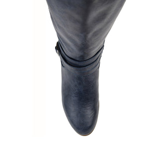 IVIE KNEE HIGH BOOTS IN FAUX LEATHER