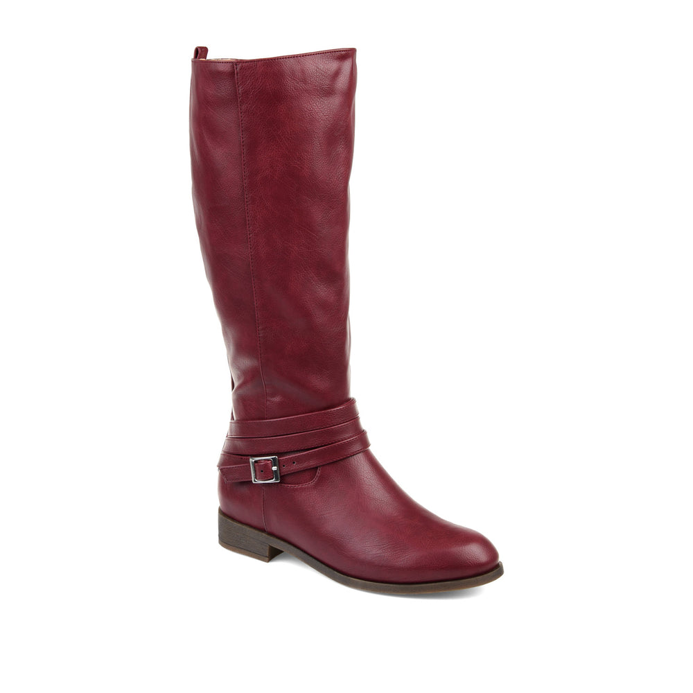 IVIE KNEE HIGH BOOTS IN FAUX LEATHER