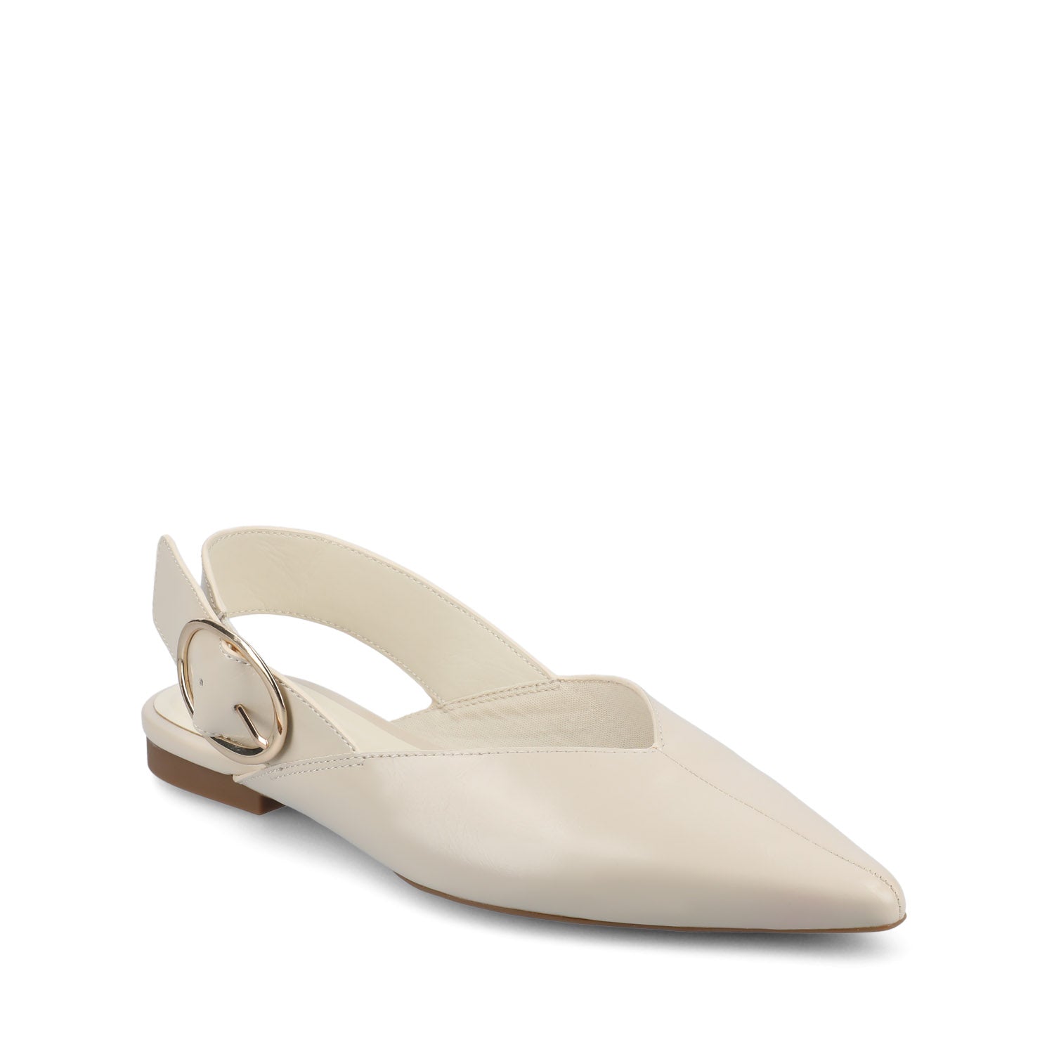 JACQUELINE SLING BACK FLATS - Bone