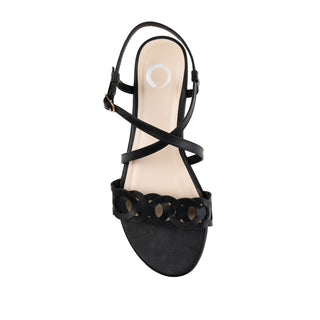 JALIA MULTI STRAP SANDALS IN FAUX LEATHER